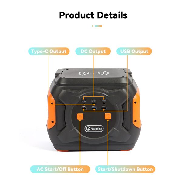 flashfish a301 320w 292wh 80000mah portable power station backup solar generator for outdoor travel camping home power bank supply
flashfish a301 320w 292wh 80000mah portable power station backup solar generator for outdoor travel camping home power bank supply