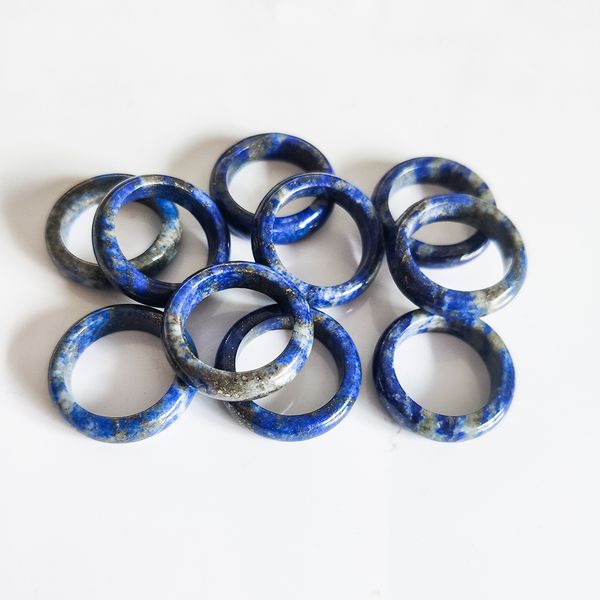 natural stone wide 6mm lapis lazuli rings men women ring party wedding, Golden;silver
natural stone wide 6mm lapis lazuli rings men women ring party wedding, Golden;silver