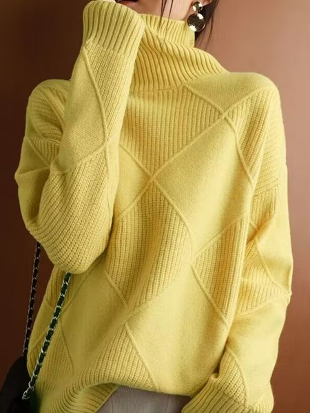 women's sweaters autumn winter women's comfortable thick warm fashion oversize turtleneck knit long sleeve sweater women pullovers, White;black
women's sweaters autumn winter women's comfortable thick warm fashion oversize turtleneck knit long sleeve sweater women pullovers, White;black