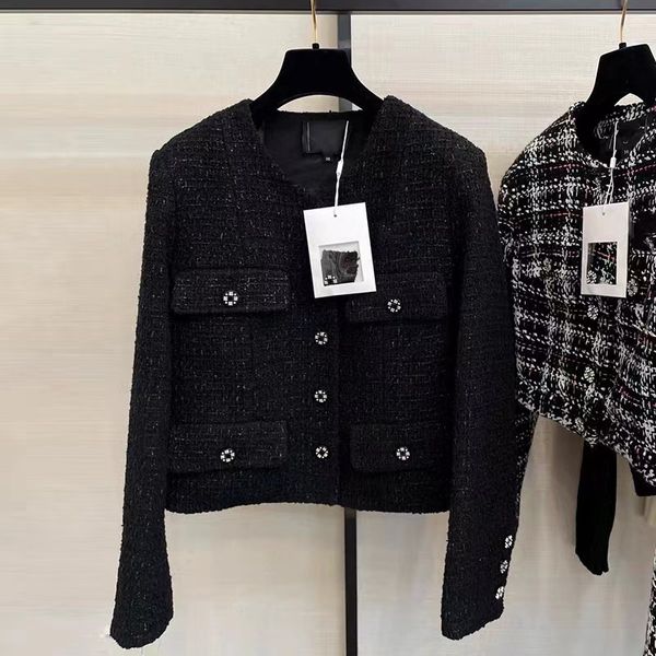 chan new 2023 spring women's brand jacket fashion ootd high-end autumn winter classic tweed coat leisure spring black coats cardigan bi, Black;brown
chan new 2023 spring women's brand jacket fashion ootd high-end autumn winter classic tweed coat leisure spring black coats cardigan bi, Black;brown