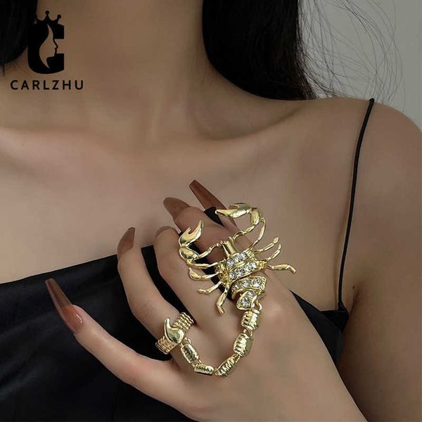 cluster rings punk gold silver color shiny zircon scorpion ring for women men exaggerated charm adjust rings party hip hop jewelry gift l230, Golden;silver
cluster rings punk gold silver color shiny zircon scorpion ring for women men exaggerated charm adjust rings party hip hop jewelry gift l230, Golden;silver