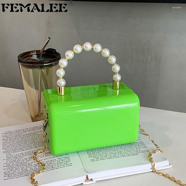 shoulder bags fashion pearl beading women acrylic box hand-held bag women's wedding evening clutch female small tote handbag
shoulder bags fashion pearl beading women acrylic box hand-held bag women's wedding evening clutch female small tote handbag