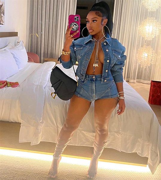 women's two piece pants 2023 spring jeans 2 matching set buttons pockets long sleeve jackets crop and shorts fashion casual streetwear, White
women's two piece pants 2023 spring jeans 2 matching set buttons pockets long sleeve jackets crop and shorts fashion casual streetwear, White