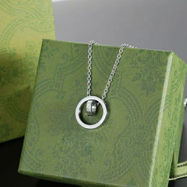 fashion circle pendant necklaces men womens titanium steel necklaces couples designer jewelry accessories simple gift luxury wedding jewelle, Silver
fashion circle pendant necklaces men womens titanium steel necklaces couples designer jewelry accessories simple gift luxury wedding jewelle, Silver