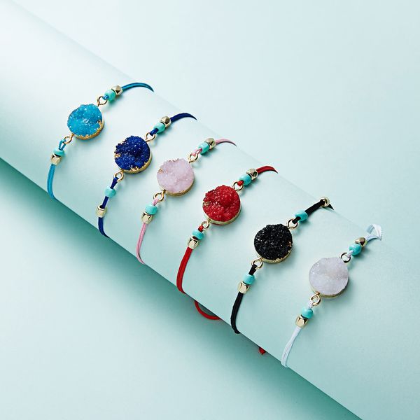 creative resin stone woven paper card bracelet versatile handwear fashion geometric round bangles for women party jewelry gift, Golden;silver
creative resin stone woven paper card bracelet versatile handwear fashion geometric round bangles for women party jewelry gift, Golden;silver