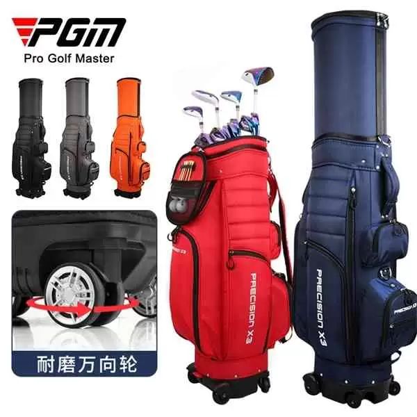 pgm straight universal four-wheel golf bag men's and women's telescopic bag brake flat push bag, Black;red
pgm straight universal four-wheel golf bag men's and women's telescopic bag brake flat push bag, Black;red
