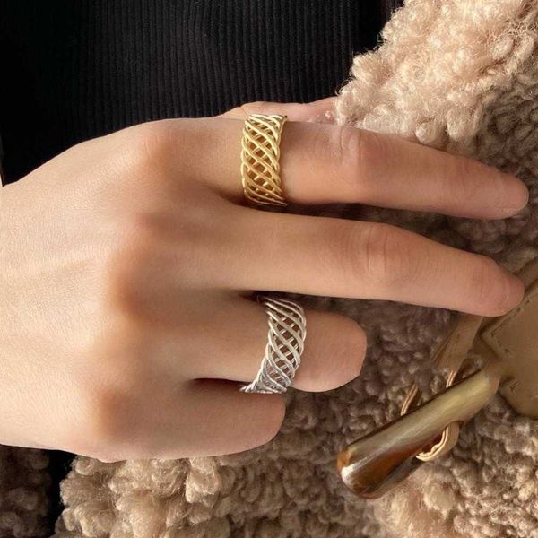 cluster rings vintage jewelry rings for women elegant charms hollow big wide matte gold ring adjustable size cool personality fashion jewelr, Golden;silver
cluster rings vintage jewelry rings for women elegant charms hollow big wide matte gold ring adjustable size cool personality fashion jewelr, Golden;silver