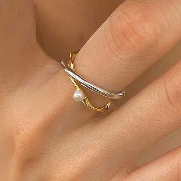 cluster rings special personality hip hop design one pearl inlaid gold silver color combination cross finger rings for women charms jewelry, Golden;silver
cluster rings special personality hip hop design one pearl inlaid gold silver color combination cross finger rings for women charms jewelry, Golden;silver