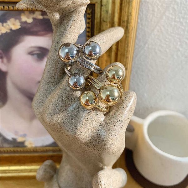 cluster rings exaggerated personality spiral ball gold silver color punk finger rings for women men stylish hip hop party jewelry gift l2303, Golden;silver
cluster rings exaggerated personality spiral ball gold silver color punk finger rings for women men stylish hip hop party jewelry gift l2303, Golden;silver