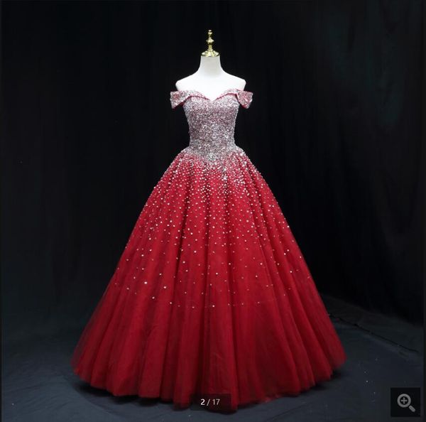 2023 real p wine tulle heavily beading ball gown prom dress sweet 16 off the shoulder sweetheart neckline princess prom dresses corset/lace, Black
2023 real p wine tulle heavily beading ball gown prom dress sweet 16 off the shoulder sweetheart neckline princess prom dresses corset/lace, Black