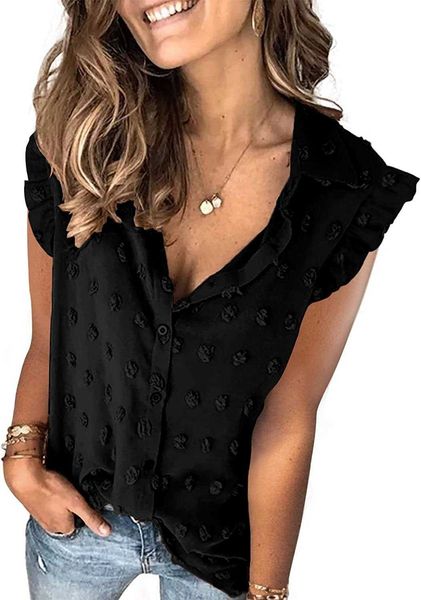 womens blouse silk summer women pompom button down shirt casual blouse size s-2xlzvjj, White
womens blouse silk summer women pompom button down shirt casual blouse size s-2xlzvjj, White