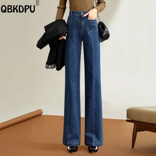 women's jeans fashion baggy jeans women street pocket design high waist straight denim pants spring office wide leg trousers mother was, Blue
women's jeans fashion baggy jeans women street pocket design high waist straight denim pants spring office wide leg trousers mother was, Blue