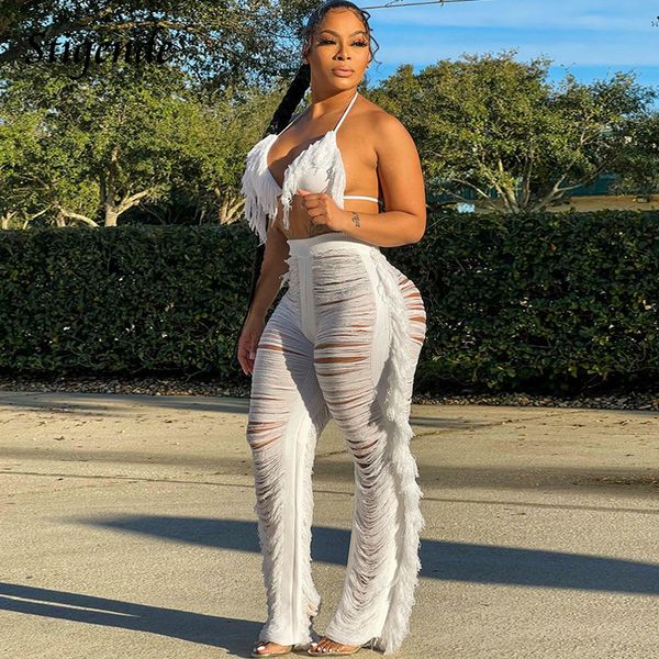 women's two piece pants stigende tassel set women crochet knitted swimwear cover up summer bandage push bra and hollow out beach 230303, White
women's two piece pants stigende tassel set women crochet knitted swimwear cover up summer bandage push bra and hollow out beach 230303, White