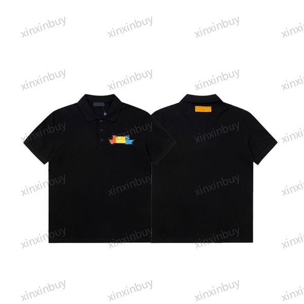 xinxinbuy men designer tee t shirt 23ss paris color letter print short sleeve cotton women black white blue m-2xl, Black;brown
xinxinbuy men designer tee t shirt 23ss paris color letter print short sleeve cotton women black white blue m-2xl, Black;brown