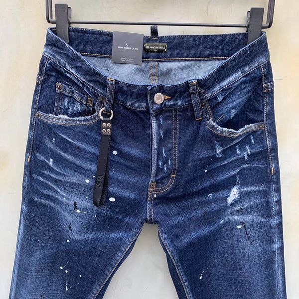 men's jeans dsq phantom turtle mens luxury designer skinny ripped cool guy causal hole denim fashion brand fit men washed pants 6962s, Blue
men's jeans dsq phantom turtle mens luxury designer skinny ripped cool guy causal hole denim fashion brand fit men washed pants 6962s, Blue