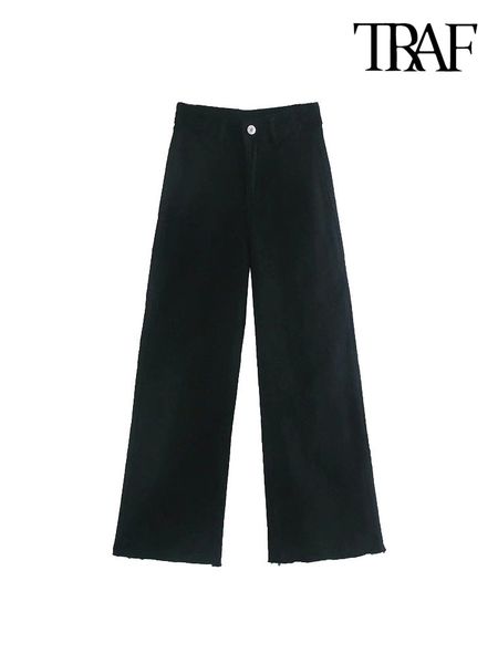 women's jeans traf women fashion pockets frayed tassel straight jeans vintage high waist zipper fly denim female ankle trousers mujer 2, Blue
women's jeans traf women fashion pockets frayed tassel straight jeans vintage high waist zipper fly denim female ankle trousers mujer 2, Blue