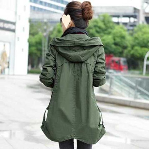2023 outerwear women's spring and autumn korean version large size fashionable new middle long loose casual military green, Tan;black
2023 outerwear women's spring and autumn korean version large size fashionable new middle long loose casual military green, Tan;black