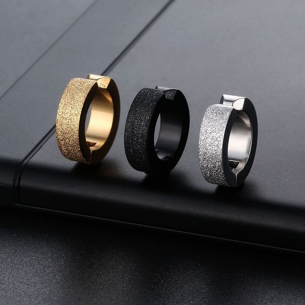 stud anti-allergic titanium steel buckle earrings for women tide fashion stainless steel earring punk fashion jewelry, Golden;silver
stud anti-allergic titanium steel buckle earrings for women tide fashion stainless steel earring punk fashion jewelry, Golden;silver