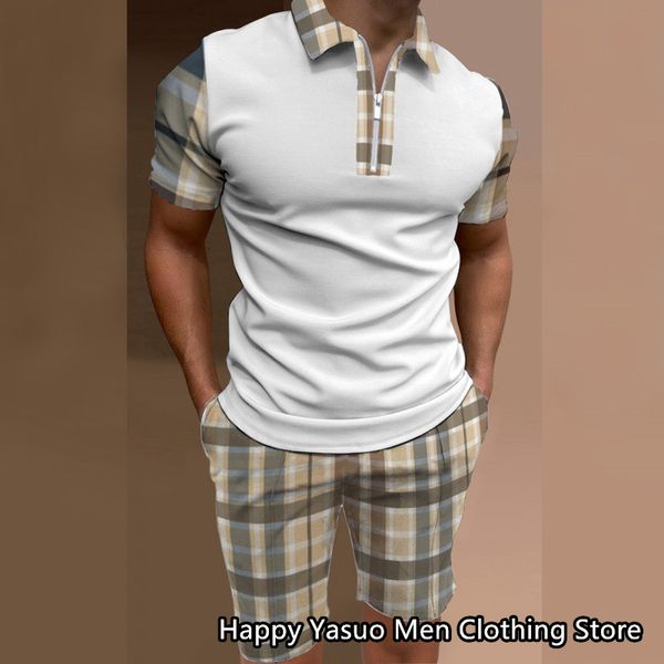 men's tracksuits polo-shirt and shorts tracksuit suit 3d printing casual sportswear fitness sports 2 piece sets clothes bottoms male 23, Gray
men's tracksuits polo-shirt and shorts tracksuit suit 3d printing casual sportswear fitness sports 2 piece sets clothes bottoms male 23, Gray