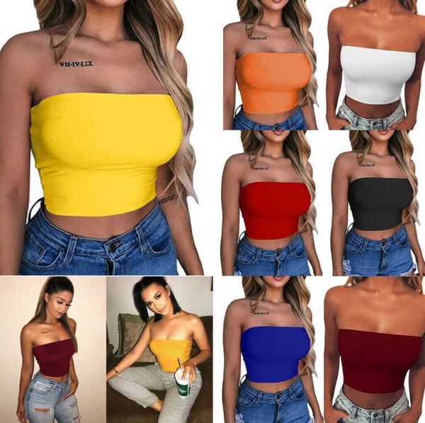 women off shoulder elastic tube bra blouse strapless bandeau crop shirt, White
women off shoulder elastic tube bra blouse strapless bandeau crop shirt, White