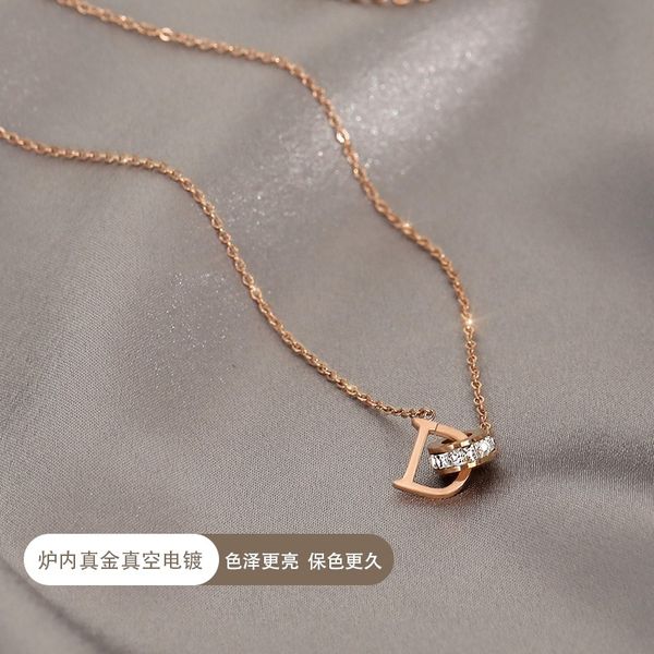 Letter Necklace Female Minority Design Simple Joker Necklace Titanium clavicle chain jewelry wholesale
Letter Necklace Female Minority Design Simple Joker Necklace Titanium clavicle chain jewelry wholesale