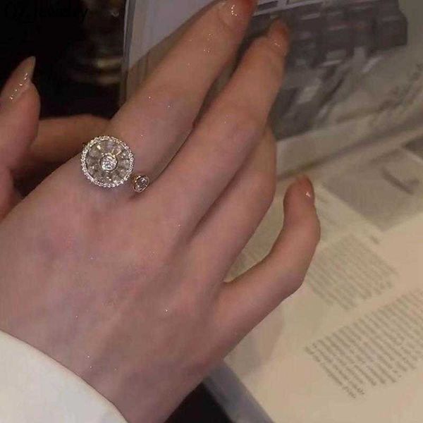 cluster rings exquisite crystal anxiety relief spinning ring crystal zircon rotatable open ring for women anti stress spinner ring jewelry l, Golden;silver
cluster rings exquisite crystal anxiety relief spinning ring crystal zircon rotatable open ring for women anti stress spinner ring jewelry l, Golden;silver