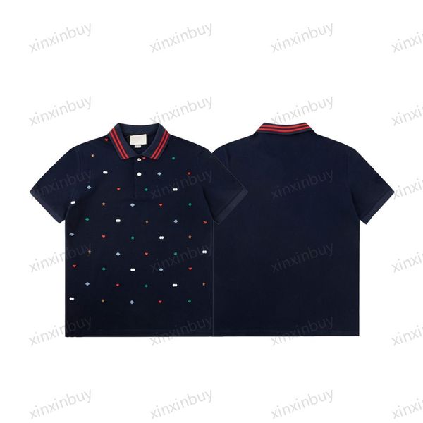 xinxinbuy men designer tee t shirt 23ss paris bee embroidery short sleeve cotton women black white blue s-2xl, Black;brown
xinxinbuy men designer tee t shirt 23ss paris bee embroidery short sleeve cotton women black white blue s-2xl, Black;brown