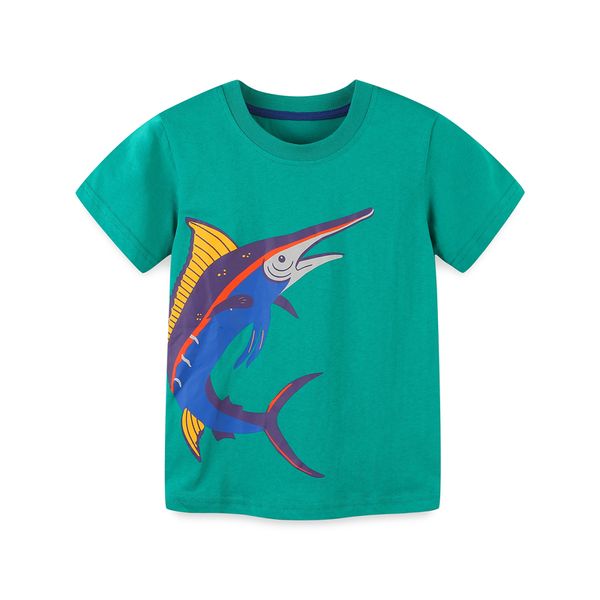 boys tees shirts animal fish print little boys shorts sleeve t shirt 2 to 7years kids clothes, Blue
boys tees shirts animal fish print little boys shorts sleeve t shirt 2 to 7years kids clothes, Blue