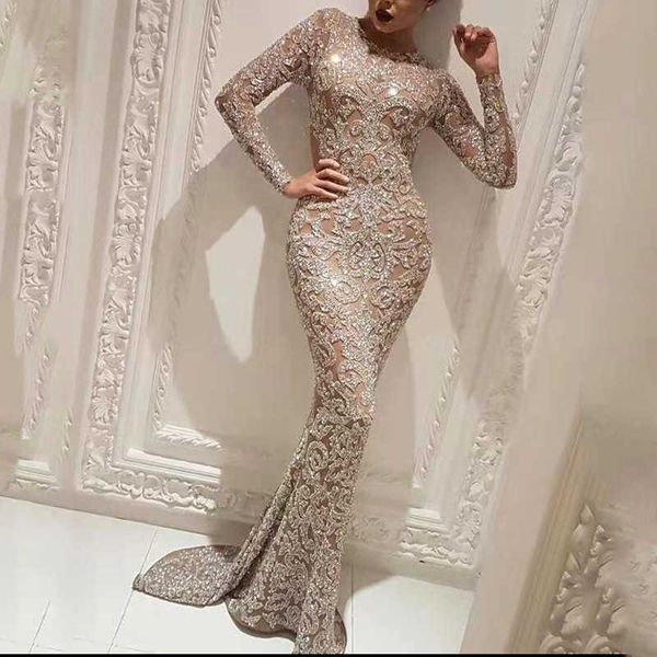 party dresses 2023 new women's gilded long-sleeved slim long dress evening dress t230303, White;black
party dresses 2023 new women's gilded long-sleeved slim long dress evening dress t230303, White;black