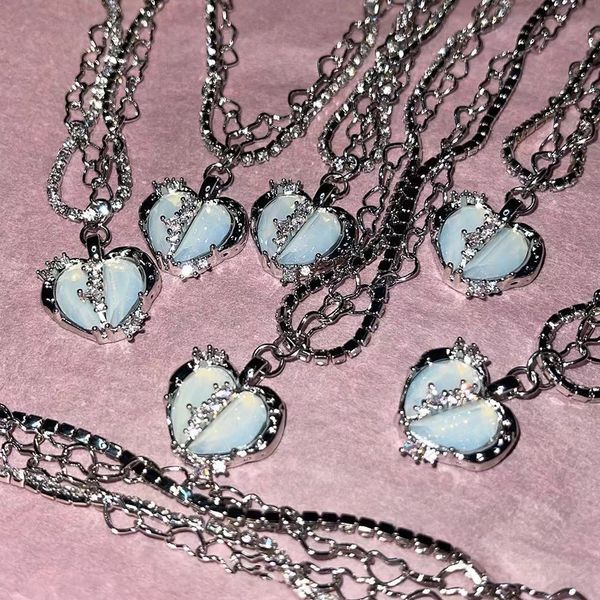 vintage gothheart pendant choker clavicle chain necklace for women girl punk collares aesthetic jewelry gifts, Silver
vintage gothheart pendant choker clavicle chain necklace for women girl punk collares aesthetic jewelry gifts, Silver