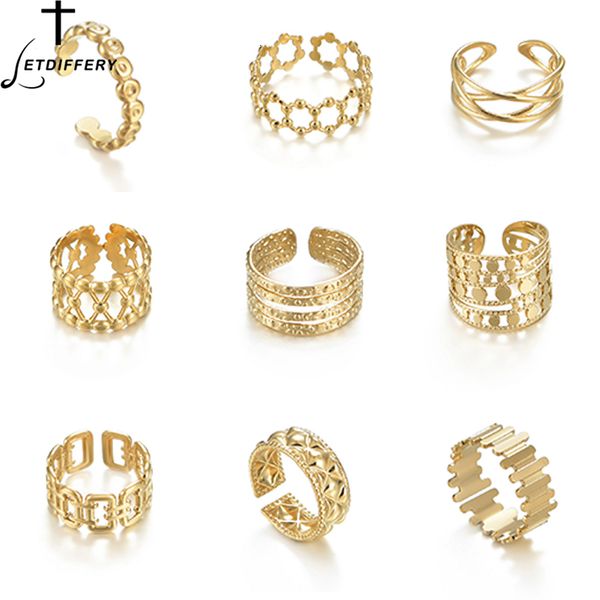 cluster rings letdiffery charming golden temperament multi layers for women open design beautiful jewelry party birthday gift 230303, Golden;silver
cluster rings letdiffery charming golden temperament multi layers for women open design beautiful jewelry party birthday gift 230303, Golden;silver