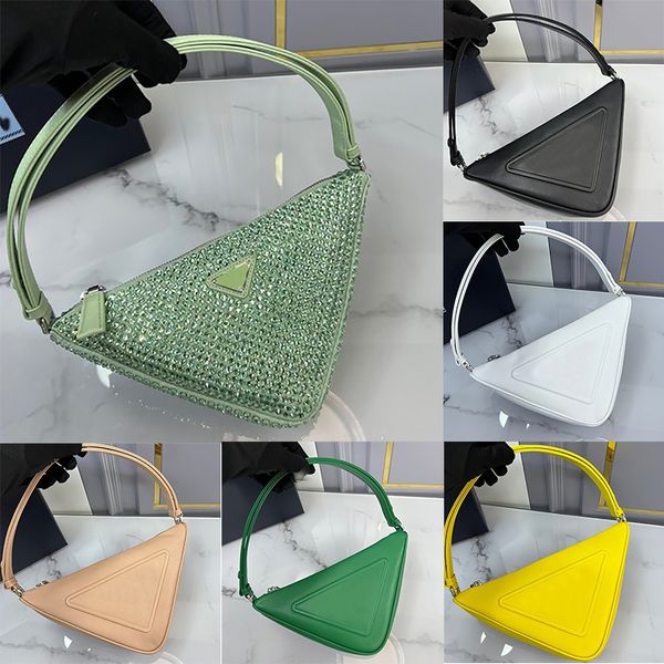 triangle leather mini bag detachable leather and chain handle metal hardware triangle logo zipper closure crystal-studded satin pouch design
triangle leather mini bag detachable leather and chain handle metal hardware triangle logo zipper closure crystal-studded satin pouch design