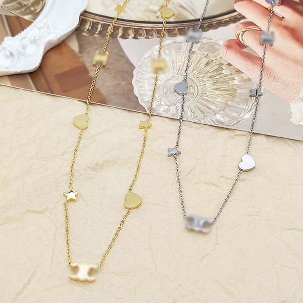 Titanium steel love star necklace female clavicle chain Valentine's Day anniversary wholesale
Titanium steel love star necklace female clavicle chain Valentine's Day anniversary wholesale