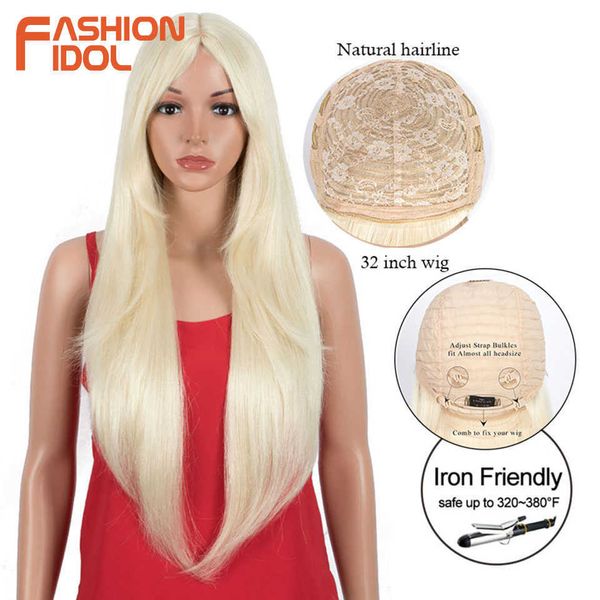 synthetic wigs fashion idol 32 inch long straight wig with bangs synthetic wigs for black women heat resistant ombre blonde cosplay hair 230
synthetic wigs fashion idol 32 inch long straight wig with bangs synthetic wigs for black women heat resistant ombre blonde cosplay hair 230