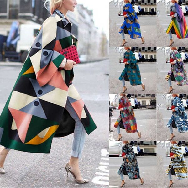 women's wool blends new product in autumn and winter of 2023 long flare sleeve coat printed loose trench coat for women t230303, Black
women's wool blends new product in autumn and winter of 2023 long flare sleeve coat printed loose trench coat for women t230303, Black