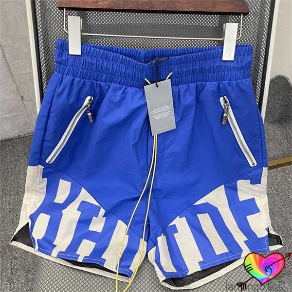 blue rhude shorts men premium patchwork twin side pockets nylon mesh breeches eotm zrub, White;black
blue rhude shorts men premium patchwork twin side pockets nylon mesh breeches eotm zrub, White;black