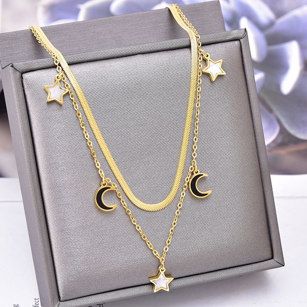 high-end luxury 5 flower choker four-leaf clover necklace woman necklace designer plated 18k jewelry girls valentine's day mother', Silver
high-end luxury 5 flower choker four-leaf clover necklace woman necklace designer plated 18k jewelry girls valentine's day mother', Silver