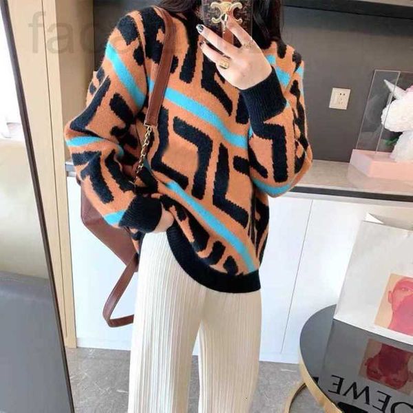women's sweaters designer designer trend new girly temperament double f striped jacquard sweater fashionable loose wild ff letter bvpk, White;black
women's sweaters designer designer trend new girly temperament double f striped jacquard sweater fashionable loose wild ff letter bvpk, White;black