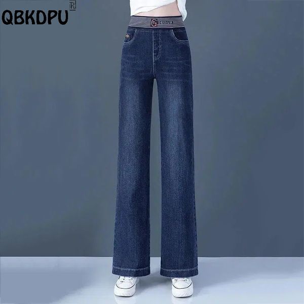 women's jeans fashion elastic high waist straight jeans women patchwork vintage wide leg vaqueros spring ankle length office baggy deni, Blue
women's jeans fashion elastic high waist straight jeans women patchwork vintage wide leg vaqueros spring ankle length office baggy deni, Blue