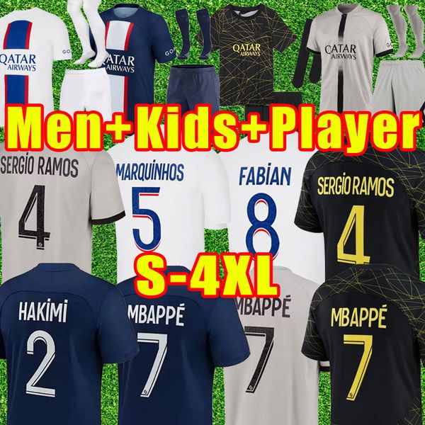 mbappe hakimi messi soccer jerseys sergio ramos 22 23 maillots de football 2022 2023 marquinhos verratti psgs hakimi men kid kit shirt maill, Black;yellow
mbappe hakimi messi soccer jerseys sergio ramos 22 23 maillots de football 2022 2023 marquinhos verratti psgs hakimi men kid kit shirt maill, Black;yellow