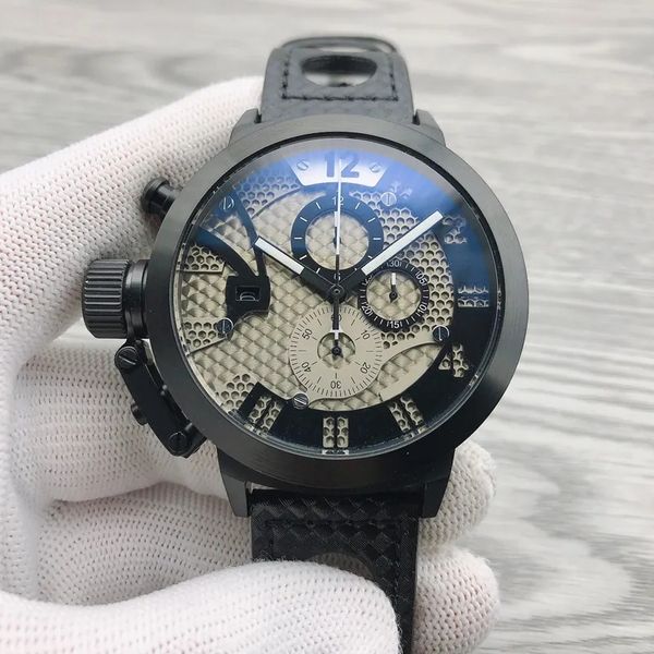 2023 new left handed watch mens watches u -8060 50mm date quartz chronograph black dial brown leather strap gents sport watches luminous nee, Slivery;brown
2023 new left handed watch mens watches u -8060 50mm date quartz chronograph black dial brown leather strap gents sport watches luminous nee, Slivery;brown