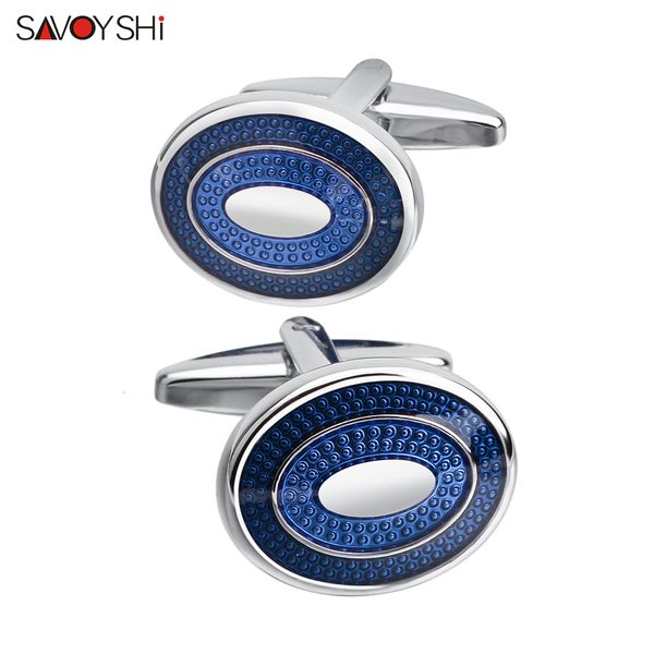cuff links savoyshi classic bussiness links for mens shirt oval blue enamel buttons special gift engraving name 230306, Silver
cuff links savoyshi classic bussiness links for mens shirt oval blue enamel buttons special gift engraving name 230306, Silver