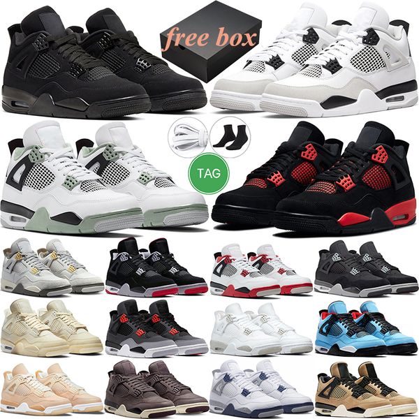 box 4 4s retro basketball shoes military black cat university blue sail craft white oreo red thunder bred cement midnight navy men
box 4 4s retro basketball shoes military black cat university blue sail craft white oreo red thunder bred cement midnight navy men