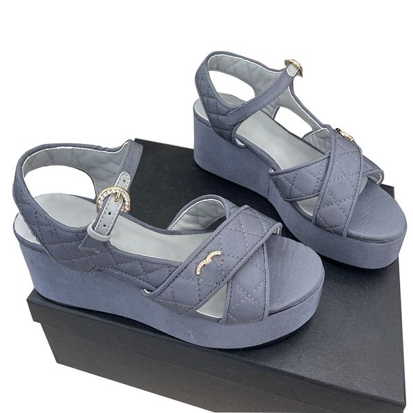 calfskin womens sandals fish mouth wedges heels dress shoes cloth adjustable ankle buckle slippers designer quilted texture gold-tone metal, Black
calfskin womens sandals fish mouth wedges heels dress shoes cloth adjustable ankle buckle slippers designer quilted texture gold-tone metal, Black