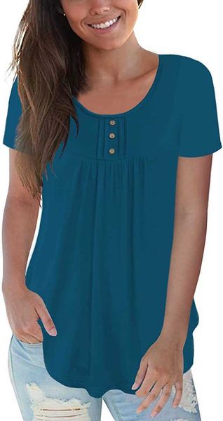 women's cotton blouse plus size casual waist flower short and long sleeve henley shirt women's -4xleywd, White 
women's cotton blouse plus size casual waist flower short and long sleeve henley shirt women's -4xleywd, White