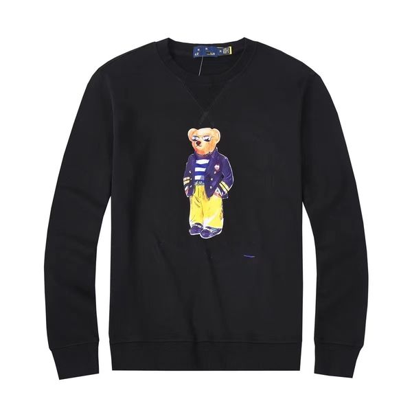 bear men's hoodies designer polos ral hooded round collar pure cotton long sleeve casual printed s-2xl, Black
bear men's hoodies designer polos ral hooded round collar pure cotton long sleeve casual printed s-2xl, Black