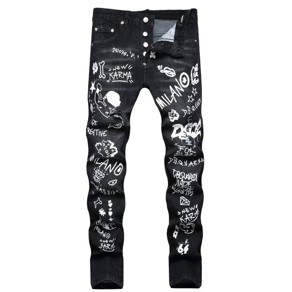 men's jeans fashion street hip hop men stretchy slim fit ripped 2023 male punk style denim pants black 230306, Blue
men's jeans fashion street hip hop men stretchy slim fit ripped 2023 male punk style denim pants black 230306, Blue