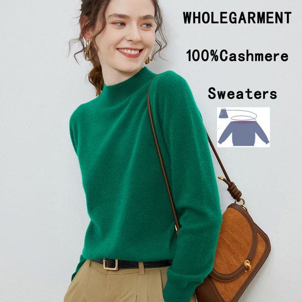 women's sweaters wholegarment 3d knit seamless cashmere sweaters pullovers turtleneck vintage jumper autumn winter clothes women long s, White;black
women's sweaters wholegarment 3d knit seamless cashmere sweaters pullovers turtleneck vintage jumper autumn winter clothes women long s, White;black