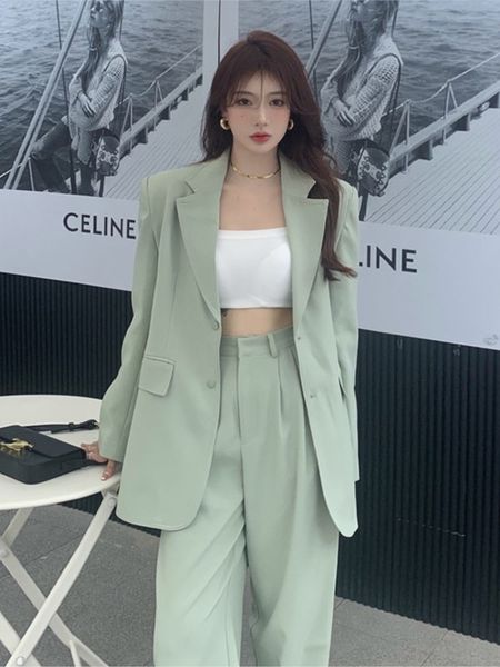 women's suits blazers spring summer women blazer pantsuit long sleeve jacket pants two piece set female fashion business casual purple, White;black
women's suits blazers spring summer women blazer pantsuit long sleeve jacket pants two piece set female fashion business casual purple, White;black