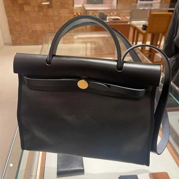 handbag herms herbag women's autumn and winter diagonal shoulder canvas